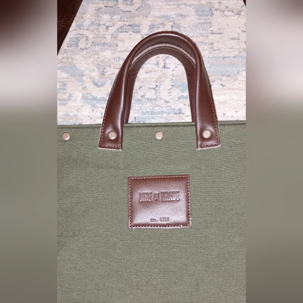 Line of Trade Weekend olive Green Canvas Men's Weekend Bag